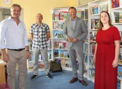 Von links: Marcus Ullmann, Thomas Rauch, Josef Oster, Mareike Hoksch; Quelle: J. Zanger